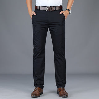 High Waist Stretch Business Casual Men's Trousers - Phosgene