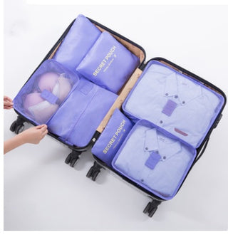 Durable Waterproof Nylon Packing Cube Travel Organizer Bag - Phosgene