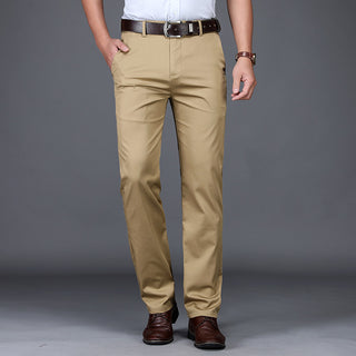 High Waist Stretch Business Casual Men's Trousers - Phosgene