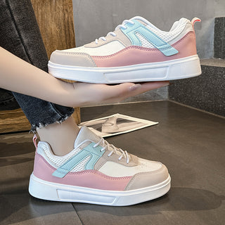 Spring And Summer Low-top Mesh Versatile Youth Sneaker - Phosgene