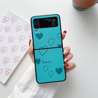 Suitable Z Flip3 Love Phone Case Ultra-thin Anti-drop - Phosgene