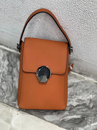 Genuine Leather Mobile Phone Korean Style Fashion Crossbody All-matching - Phosgene