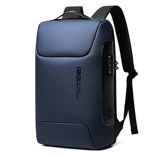 Men's Waterproof Computer Bag Business Commute College Student Usb Anti-theft - Phosgene