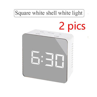 Digital LED multi-function mirror clock Phosgene