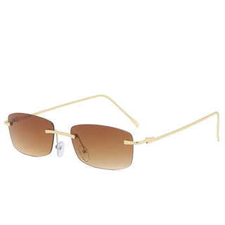 Fashion Rimless Cut-edge Sunglasses Ocean Lens Sunglasses Phosgene