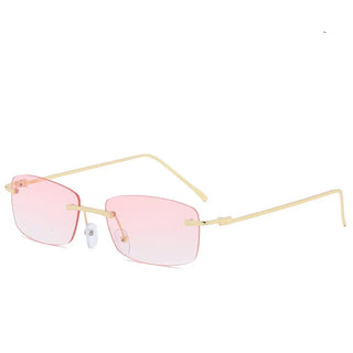 Fashion Rimless Cut-edge Sunglasses Ocean Lens Sunglasses Phosgene