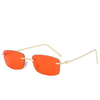 Fashion Rimless Cut-edge Sunglasses Ocean Lens Sunglasses Phosgene