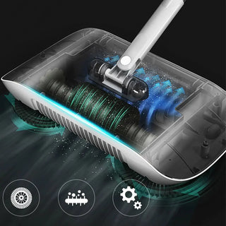 Hand Push Sweeper Household Broom Dustpan Mop Floor All-in-one Machine Gift Mop Sweeper Phosgene