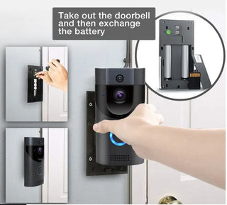 Home alarm smart wifi video doorbell wireless video intercom doorbell mobile phone remote video sea H1 program Phosgene