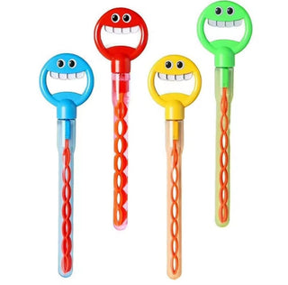 32 Hole Smiling Face Bubble Wand Five Claw Bubble Blowers for Kids Birthday Gift