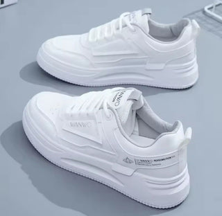 New 2024 Women Sneakers Thick-soled Small White Shoes Women's Breathable Student Board Shoes Thick-soled Platform Shoe 35-40