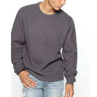 Long Sleeve Crew Neck Casual Men's Loose Phosgene