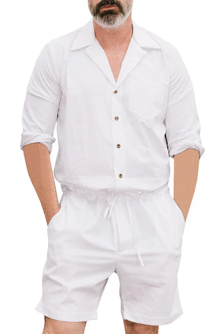 Men's Casual Fashion Suit Jumpsuit Phosgene