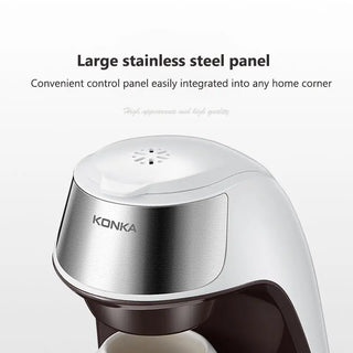 New Coffee Machine Fully Automatic Home Office Mini American Small Portable Coffee Maker Phosgene