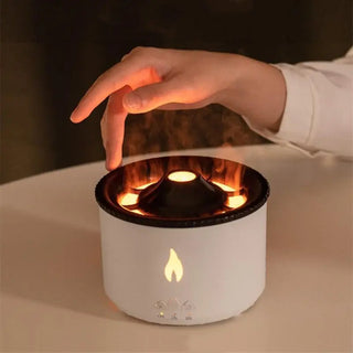 New Creative Volcano Aromatherapy Machine Flame Lamp Belt Essential Oil Phosgene