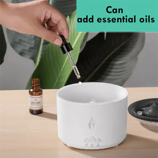 New Creative Volcano Aromatherapy Machine Flame Lamp Belt Essential Oil Phosgene