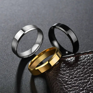 Niche Rings For Men And Women Stainless Steel Couple Rings Phosgene