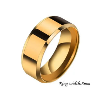 Niche Rings For Men And Women Stainless Steel Couple Rings Phosgene