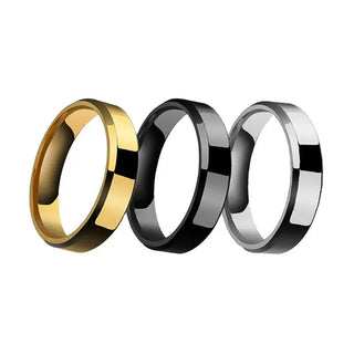 Niche Rings For Men And Women Stainless Steel Couple Rings Phosgene