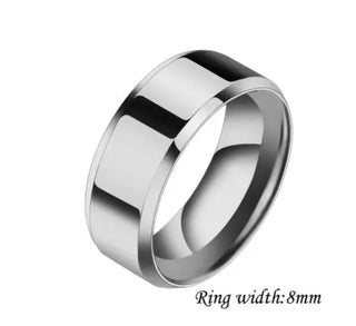 Niche Rings For Men And Women Stainless Steel Couple Rings Phosgene