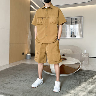 Summer Hong Kong Style Suit Same Style Phosgene