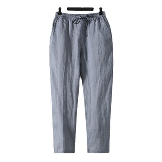 Cotton Linen Cropped Men's Casual Pants Style Phosgene