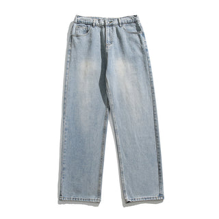 Washed Jeans Men's Spring American Wide Leg Leisure Phosgene