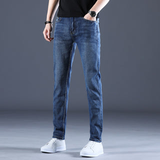 Summer Thin Men's Straight Slim Stretch Casual Pants Phosgene