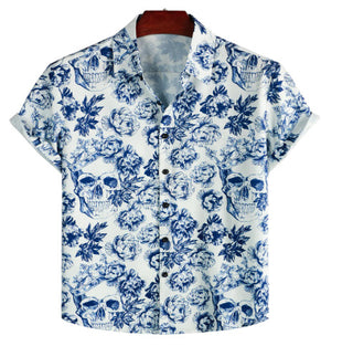 Men's Short Sleeve Shirt Beach Suit Phosgene