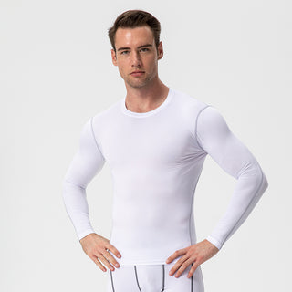 Men's Tight Training PRO Sports And Fitness Running Long Sleeve T-shirt Phosgene