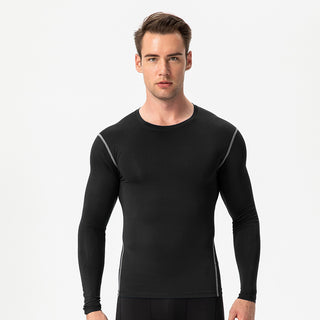 Men's Tight Training PRO Sports And Fitness Running Long Sleeve T-shirt Phosgene