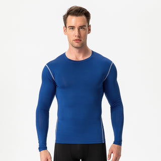 Men's Tight Training PRO Sports And Fitness Running Long Sleeve T-shirt Phosgene