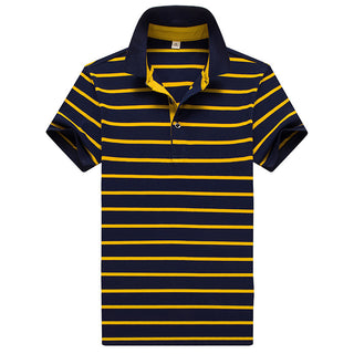 Summer Men's Casual Short-sleeved Knitting Polo Shirt Phosgene