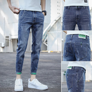 Stretch Ankle Length Casual Pants Men Phosgene