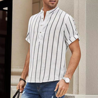 Summer Men's Clothing Short Sleeve Shirt Phosgene