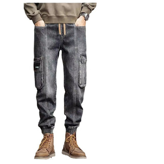 American Retro Ankle-tied Jeans Men Phosgene