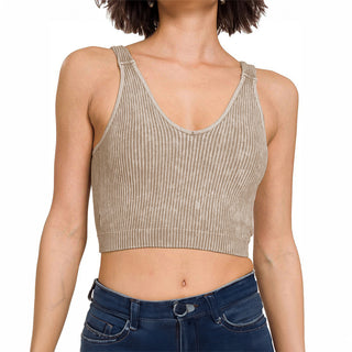 European And American Solid Color Sports Casual Camisole Phosgene