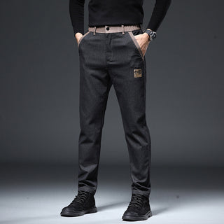 Embroidery Trend Slim Straight Pants Men Phosgene