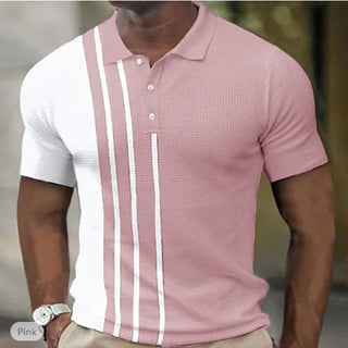 Summer European And American Golf Shirt Men Phosgene