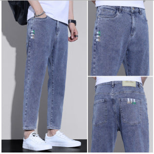 Stretch Ankle Length Casual Pants Men Phosgene