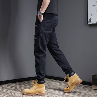 Spring Washed Stretch Casual Versatile Men's Jeans Phosgene