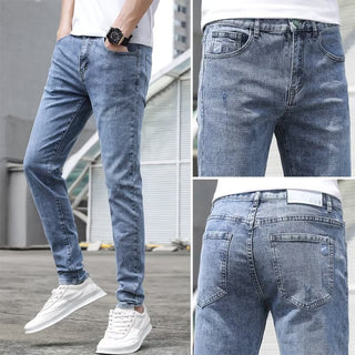 Light-colored Jeans Men's Korean-style Stretch Phosgene