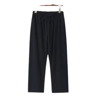 Wind Linen Straight-leg Trousers Men's Loose Casual Elastic Waist Tang Suit Pants Phosgene