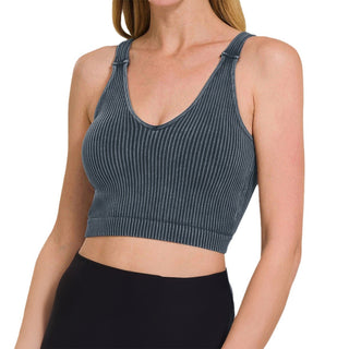 European And American Solid Color Sports Casual Camisole Phosgene