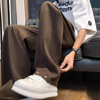 Straight Loose Drooping Suit Pants American Heavy Track Sweatpants Phosgene