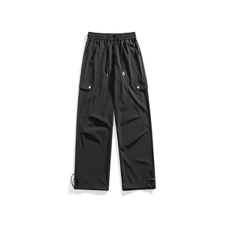 Three-proof Outdoor Splicing Metal Buckle Casual Straight-leg Exercise Casual Pants Phosgene