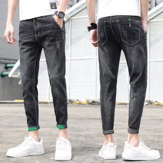 Stretch Ankle Length Casual Pants Men Phosgene