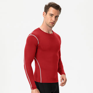 Men's Tight Training PRO Sports And Fitness Running Long Sleeve T-shirt Phosgene