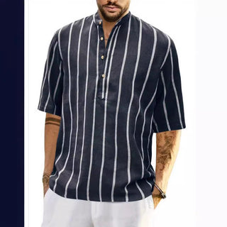 Summer Men's Clothing Short Sleeve Shirt Phosgene