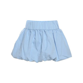 Pure Color All-matching Puffy High Waist Ultra Short Skirt Phosgene